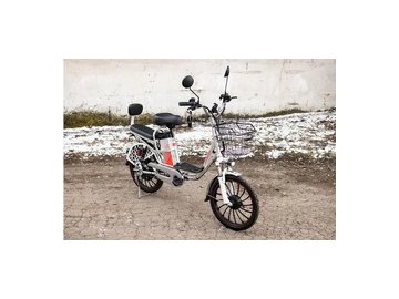 Электровелосипед AVM E-ALFA 20 Pro (серебристый)