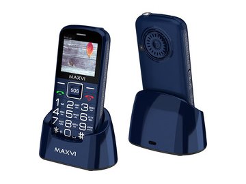 Мобильный телефон Maxvi B5ds up (темно-синий)