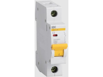 Выключатель автоматический IEK ВА47-29 1P C 3А 4,5кА