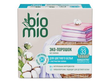 Стиральный порошок универсальный BioMio COLORS&WHITES. 1000 г