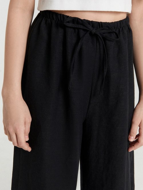 Брюки для девочек черные, фото 4 из 5