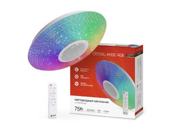 Светильник светодиодный IN HOME COMFORT CRYSTAL-MUSIC-RGB (4690612044569)