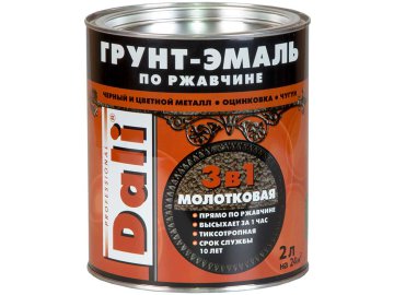 Эмаль DALI Молотковая по ржавчине 3 в 1 (2л, бронзовый)