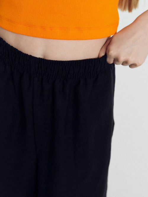 Брюки для девочек в черном цвете, фото 7 из 7