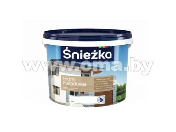 Краска Снежка ЭкстраФасад, белая, 5л SNIEZKA в Минске Ома