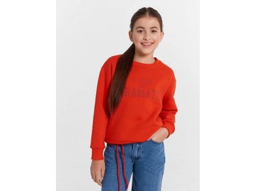 Свитшот для девочек красный Марк Формель