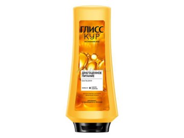 Бальзам для волос ГЛИСС КУР Драгоценное Питание Omega-9 + Масло Марулы для волос нуждающихся в питании, 360 мл