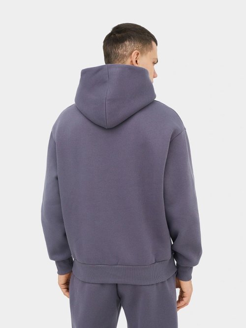 Анорак мужской в сером цвете с печатью, фото 3 из 8