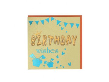 Открытка Birthday wishes, арт MN-181224-06