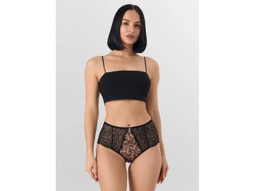 Трусы женские с леопардовым принтом кружевные