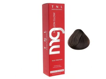 Крем-краска профессиональная TNL Professional Million Glow, тон 6.82 Темный блонд коричневый фиолетовый, 60 мл