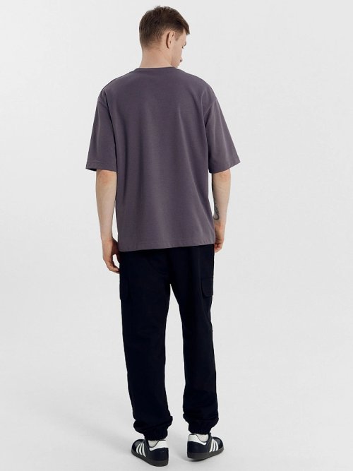 Футболка мужская в сером цвете, фото 4 из 6