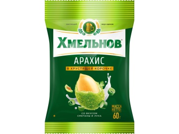 Арахис в х/к."ХМЕЛЬНОВ"(вк.смет/лук)60г в Жодино Евроопт