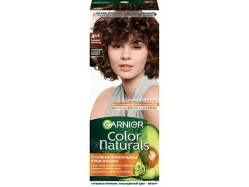 Крем-краска для волос GARNIER Color naturals, тон 4 1/2 горький шоколад, 110 мл