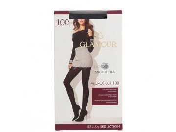 Колготки женские GLAMOUR Microfiber, 100 den, размер 2, цвет nero