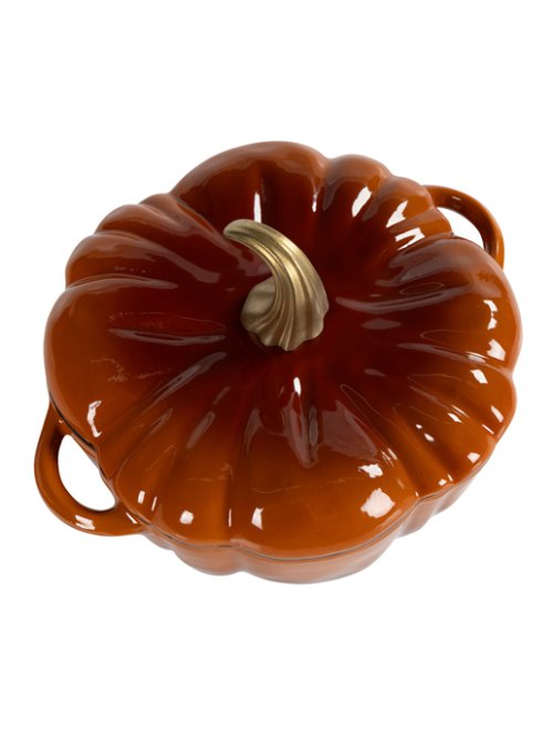 Кокот чугунный эмалированный Pumpkin-1, 3,8L, фото 11 из 13