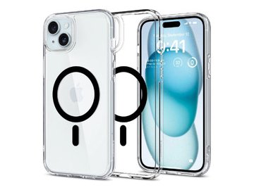 Чехол для телефона Spigen Ultra Hybrid (MagFit) для iPhone 15 ACS06803 (черный)