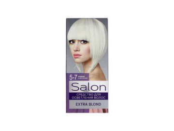 Средство для осветления волос SALON Extra Blond Пудра осветляющая + Эмульсия проявляющая 6%,  90 г