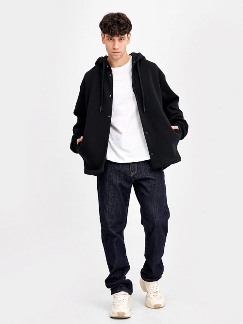 Толстовка мужская в черном цвете, фото 3 из 5