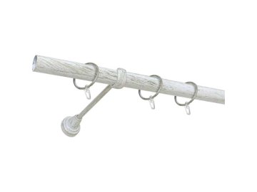 Карниз металлический DECORULE ПРОВАНС DR_К_Пр-200_25/1P/8 белый с золотом