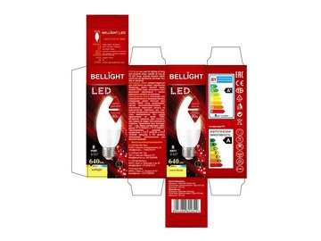 Лампа светодиодная BELLIGHT LED C37 8W 220V E27 3000K