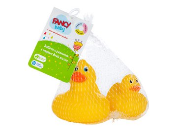 Игрушка для купания Fancy Baby Уточка с утенком UTK02