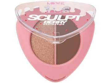 Палетка для контуринга лица LOVE GENERATION Sculpt Berry, тон 02