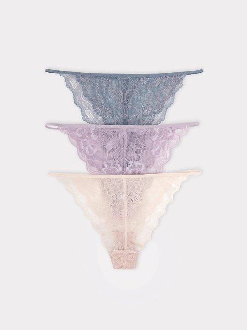 Трусы женские слипы мультипак (3 шт.) в сером цвете, фото 8 из 27