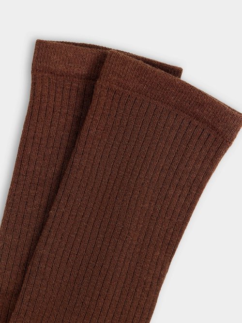 Термоноски женские коричные высокие, фото 8 из 15