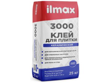 Клей для плитки ilmax 3000 25 кг из каталога Ома