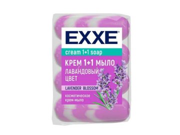 Крем-мыло EXXE Лавандовый цвет, 4 х 75 г