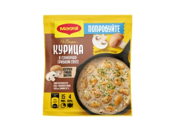 Смесь сухая Магги®  На второе Для приготовления Курицы в сливочно-грибном соусе 26 г пак