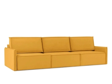 Диван Klark 3 секционный с узкими подлокотниками с коробом для белья