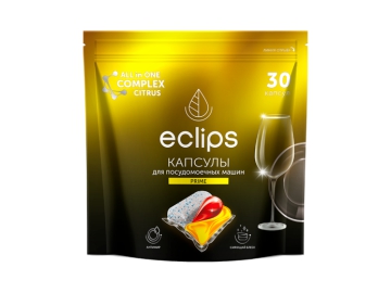 Корона акции и скидки в Шклове - Средство для посудом машин в капсулах ECLIPS Prime Цитрус 30 шт