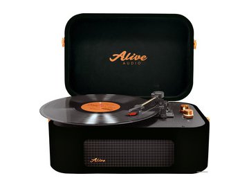 Виниловый проигрыватель Alive Audio Stories STR-06-GN (черный)