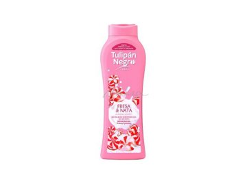 Гель для душа TULIPAN NEGRO Клубника и Сливки, 650 мл