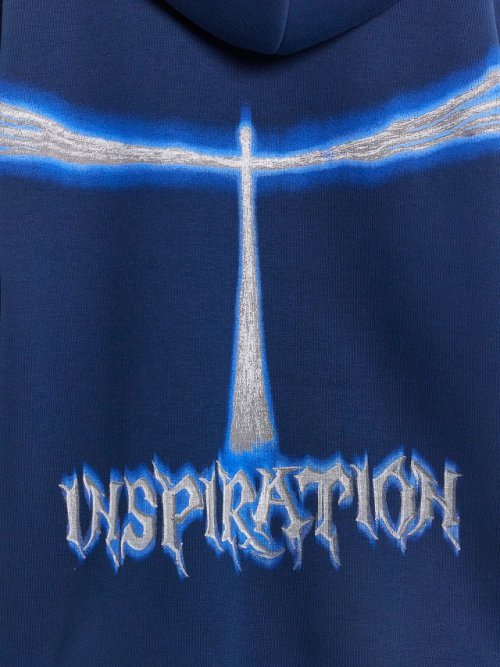 Худи женское синее с принтом "Inspiration", фото 9 из 45