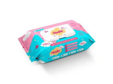 Салфетки влажные HOSHI детские, 110 шт