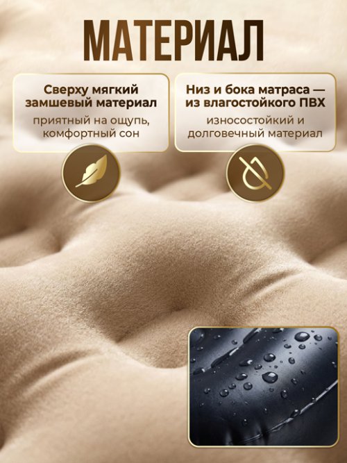Матрас надувной со встроенным насосом MA-107/1, фото 2 из 6