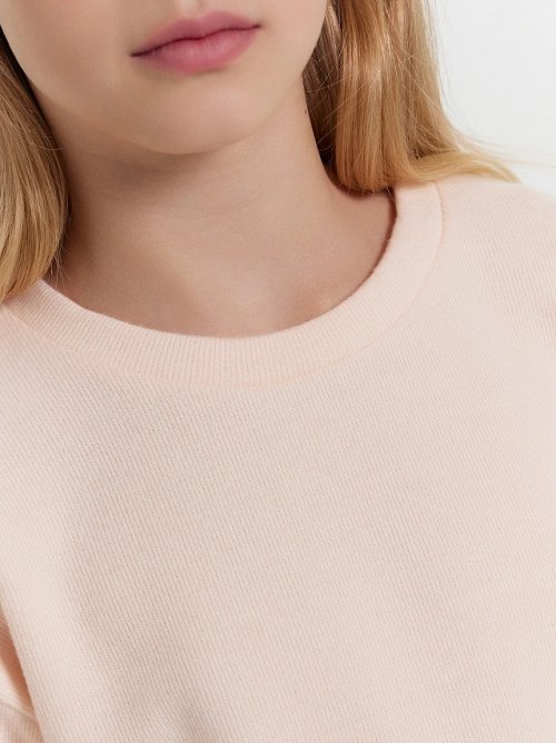 Джемпер для девочек в нежно-розовом цвете, фото 5 из 5