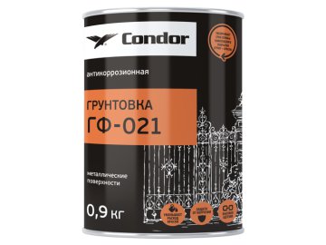 Грунтовка Сondor антикоррозионная "ГФ-021" красно-коричневая 0,9кг на акции в магазинах Ома
