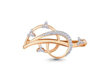 Брошь Aquamarine, красное золото 585 проба в Могилеве 7 Карат