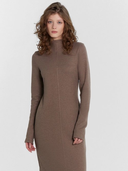 Платье женское коричневое, фото 5 из 6