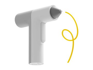 Термоклеевой пистолет HOTO EasyFlow Hot Glue Gun (белый)
