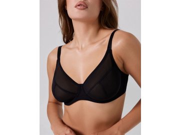 Бюстгальтер женский макси в черном цвете
