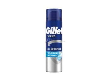 Гель для бритья GILLETTE Series Moisturizing Увлажняющий с маслом какао, 200 мл
