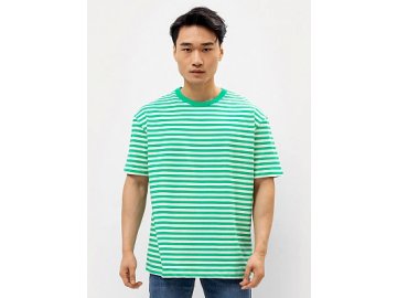 Футболка мужская в зеленую полоску в Лепеле Марк Формель