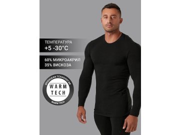 Комплект "термо" (лонгслив и брюки) в черном цвете Марк Формель