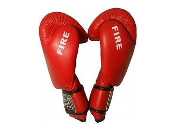 Перчатки боксерские EVERFIGHT FIRE EBG-536 (8 oz, красный)