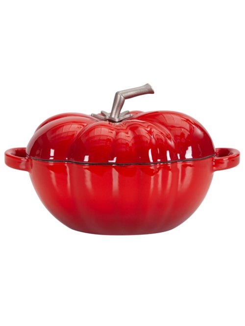 Кокотница чугунная эмалированная Tomato mini 0,48 л, фото 11 из 15